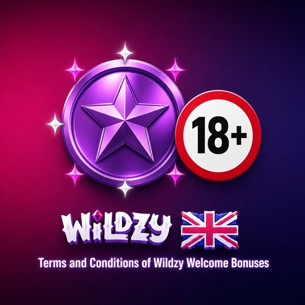 Wildzy welcome bonus terms covering eligibility, wagering requirements, validity limits, and withdrawal rules for UK players