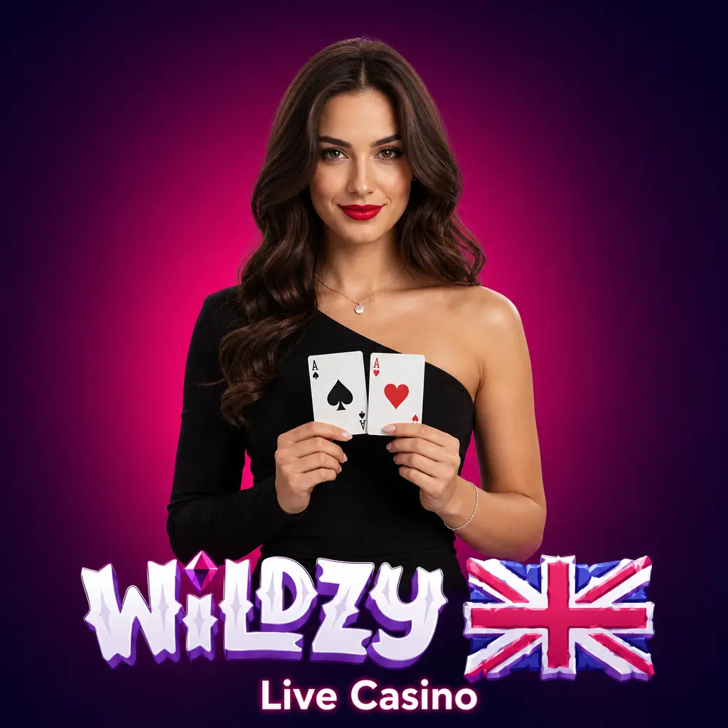 Wildzy Live Casino with HD video streams of human dealers hosting blackjack, roulette, baccarat and game shows in real time